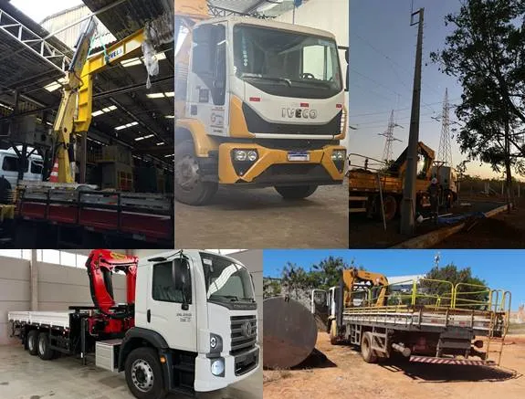 aluguel de caminhão Munck em BH e Região