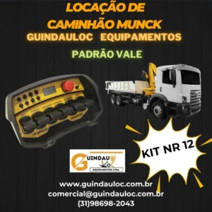 Locação de Caminhão munck kit nr12